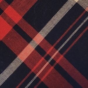 Classic Red Plaid Tie